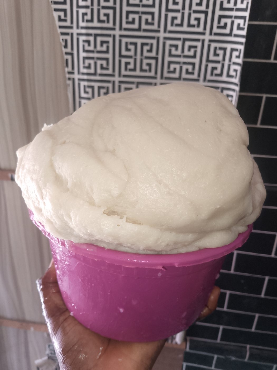 Freshly packed fufu wraps ready for delivery